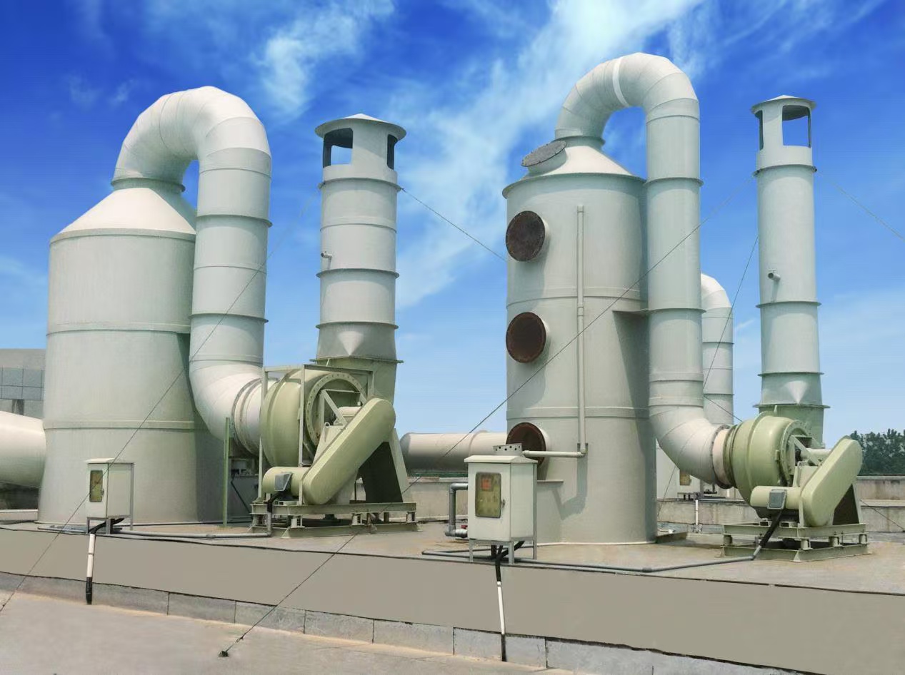 The working principle of waste gas treatment equipment (spray tower)